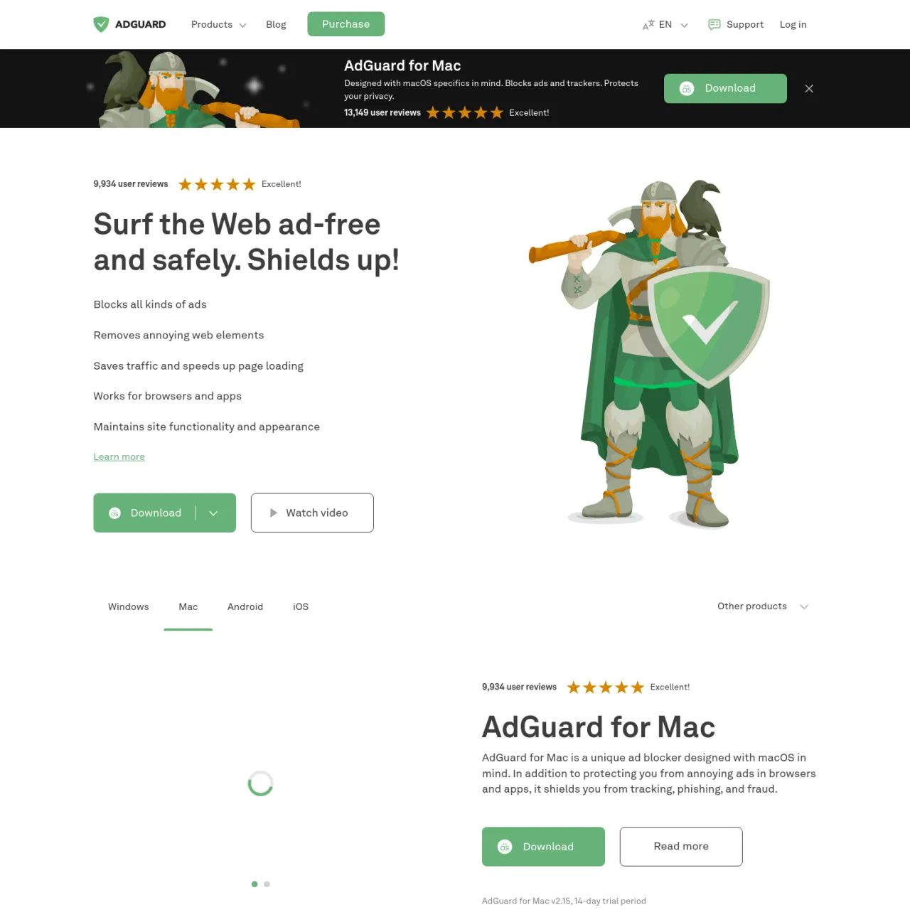 AdGuard は、迷惑な広告やオンライン追跡を取り除く最良の方法です。コンピュータをマルウェアから保護します。安全かつ広告なしで高速なブラウジングを保ちます。あらゆる種類の広告をブロックします