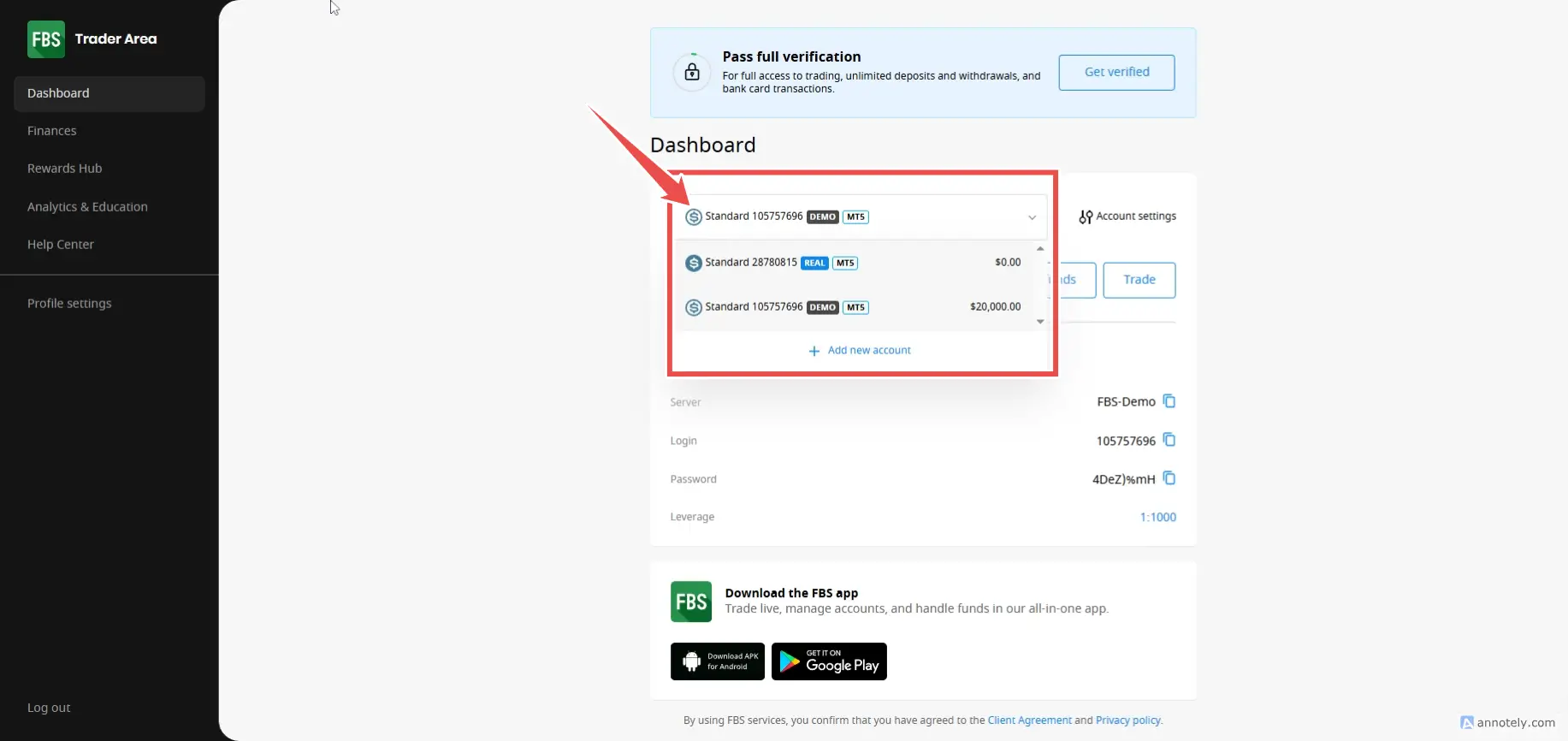 FBS เทรด FOREX 1