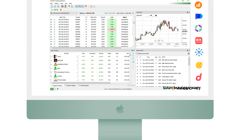 An automated trading platform connected to MetaTrader 4/5 to profit from Binary Options using signals from indicators or copying signals from popular traders in real time. Supports many leading brokers
