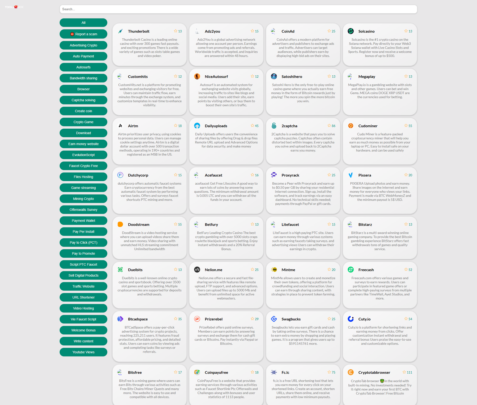 CTD free Version 1.0 สร้างเว็บไดเร็กทอรีเครื่องมือ ดึงข้อมูลจาก Google Sheets หรือ CSV